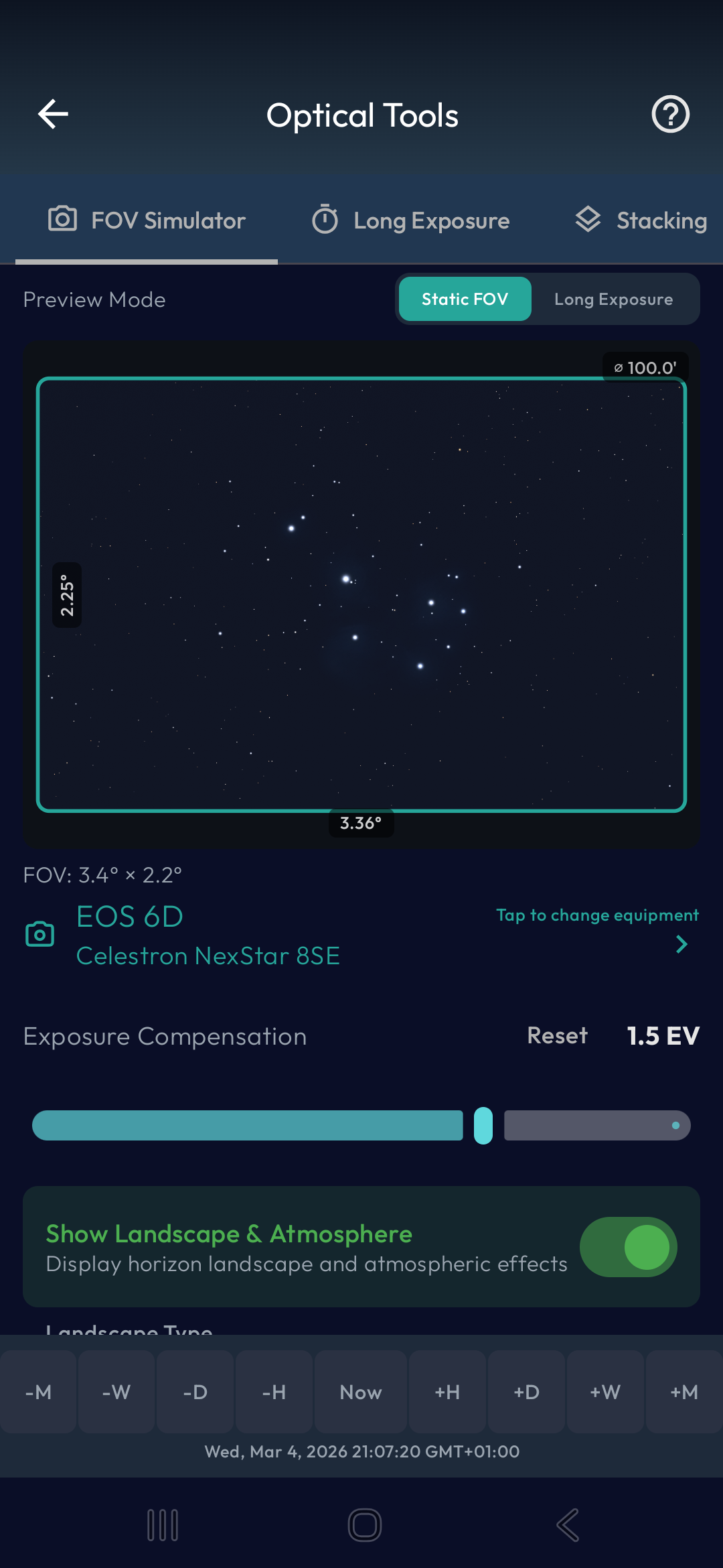 FOV Simulator — Camera Sensor View