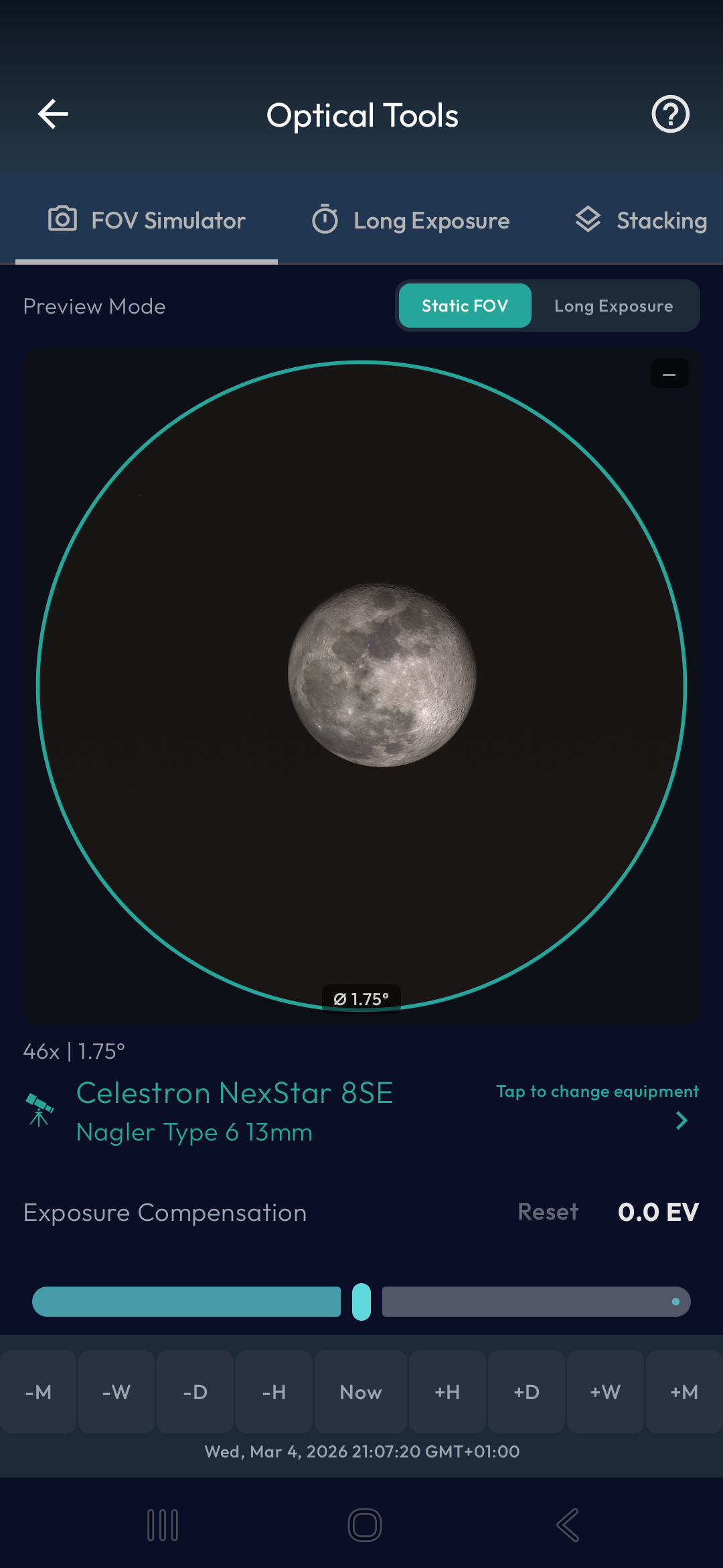 FOV Simulator — Eyepiece View