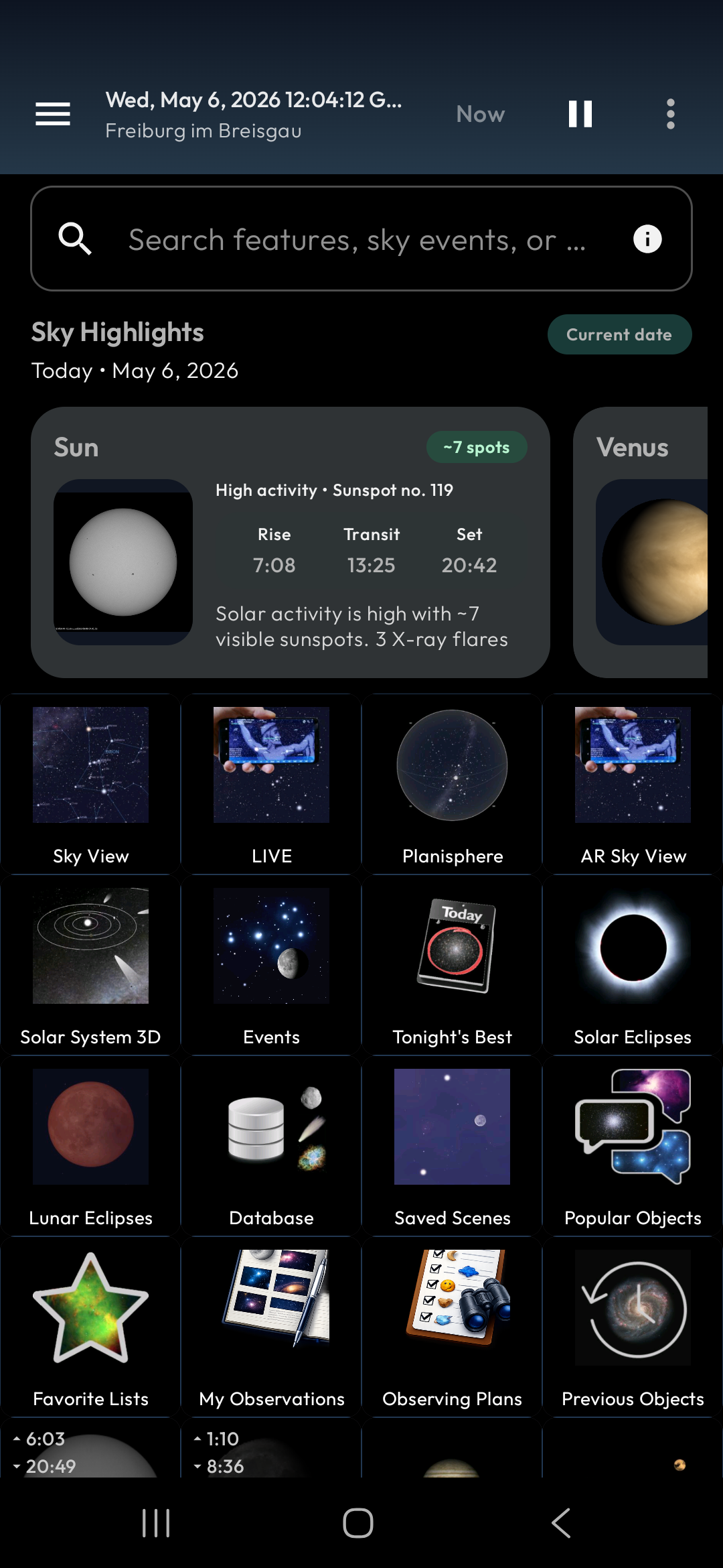Mobile Observatory Dashboard