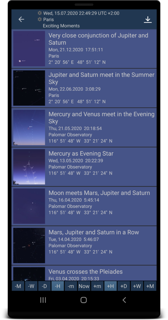 Sky Events