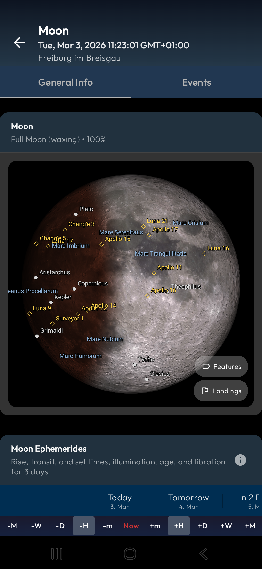 Sun Screen with Sunspot History